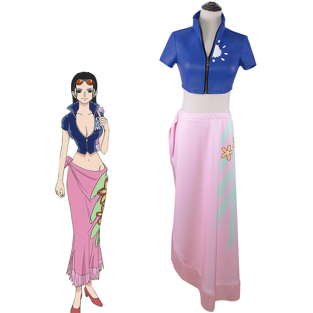 Bathrobe - Anime One Piece Nico Robin Cosplay-Kostüm: