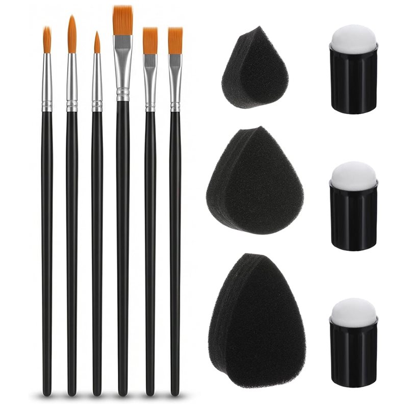Body Brush - ABGH-12-teiliges Set mit Pinseln und Schwämmen