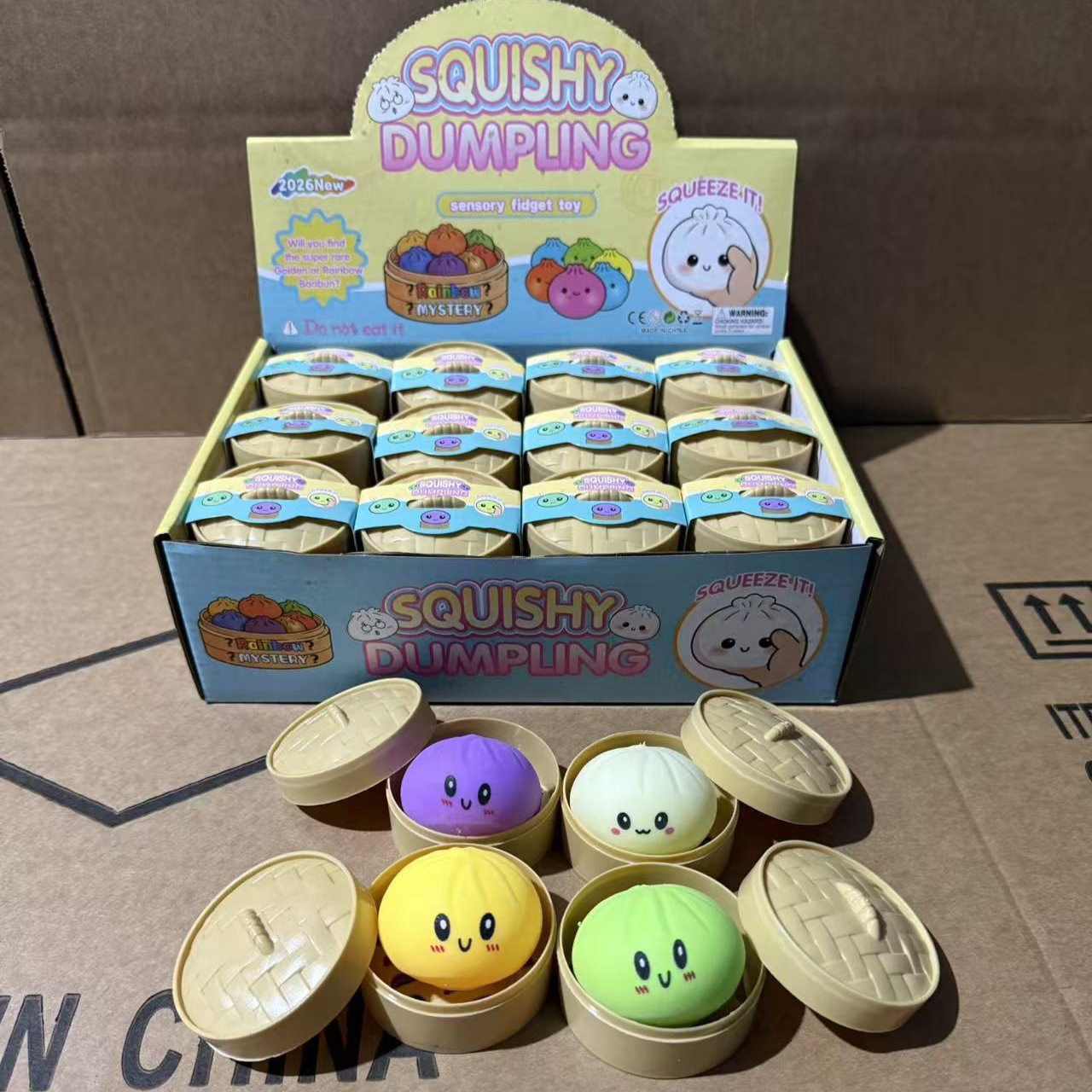 Face Steamer - 5CM Bestseller Smiley-Gesicht Dampfnudel Squishy Spielzeug