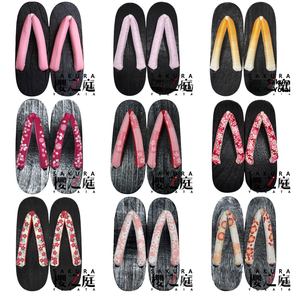 Sakura Yukata Holz-Sandalen, F – Bathrobe Bewertung und Preis