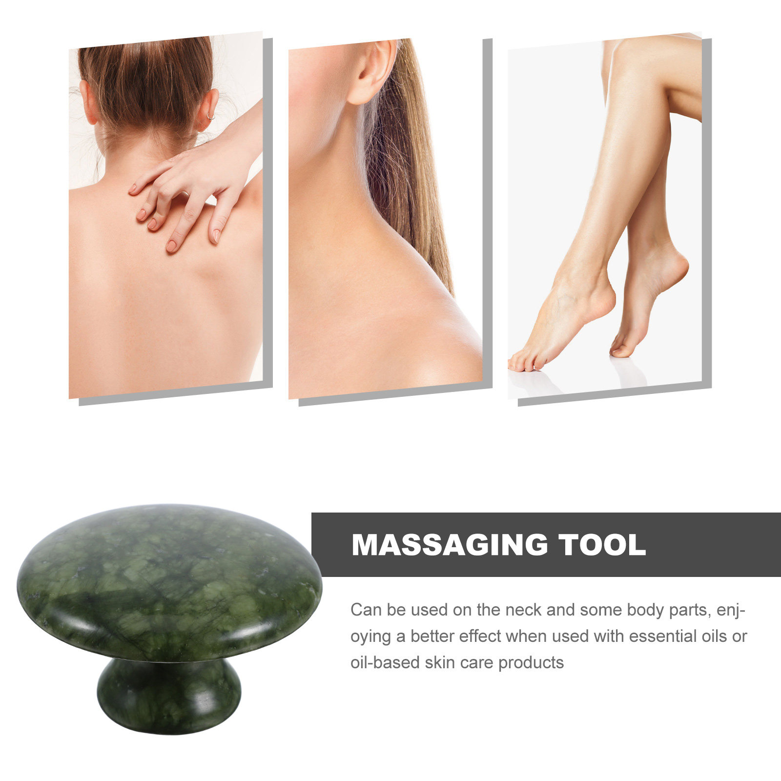 Pilzförmiger Jade-Massagestein – Spa Massager Bewertung und Preis