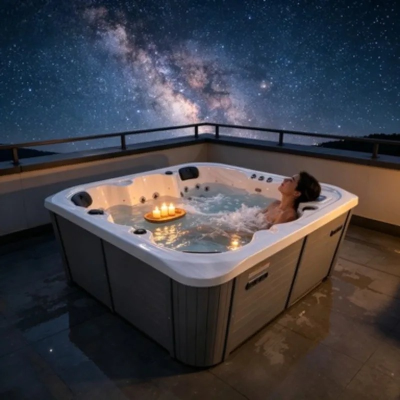 Whirlpool-Badewanne aus Acryl  – Hot Tub Bewertung und Preis