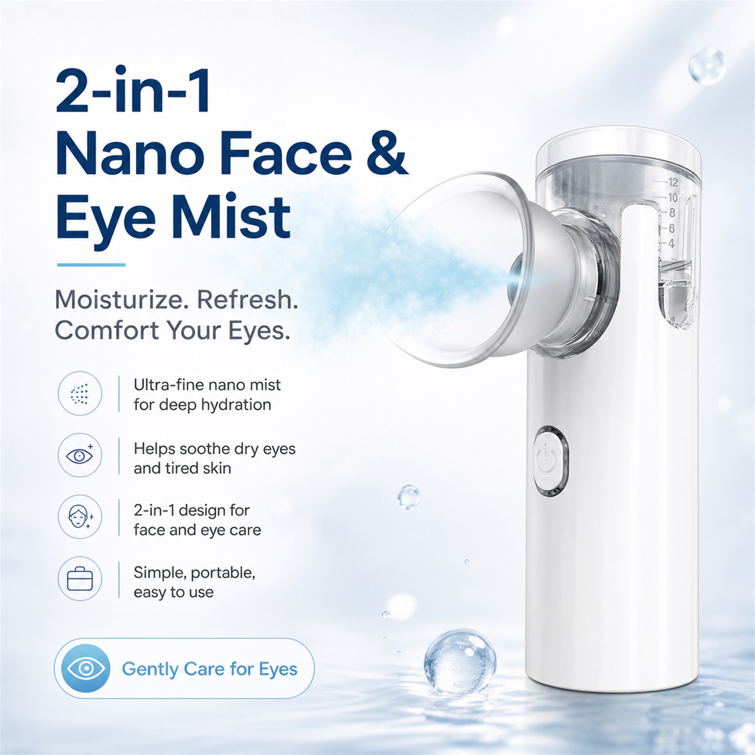 Augen-Nano-Luftbefeuchter und  – Face Steamer Bewertung und Preis