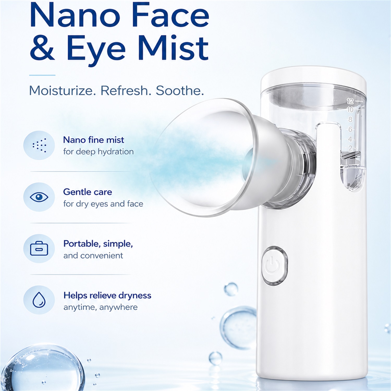 Augen-Nano-Luftbefeuchter und  – Face Steamer Bewertung und Preis
