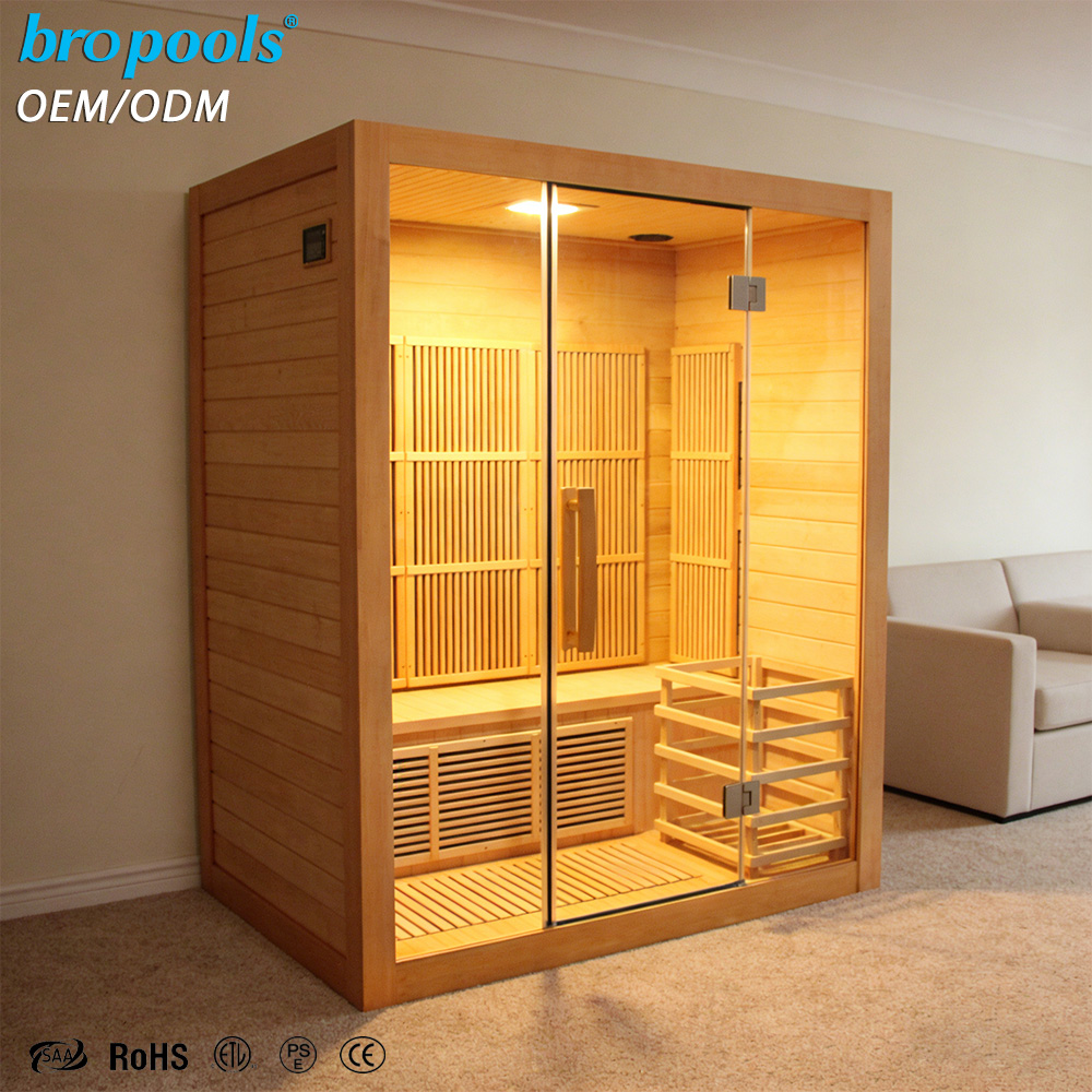 Moderne Hemlock-Holz-Infrarot- – Spa Wellness Gym Bewertung und Preis